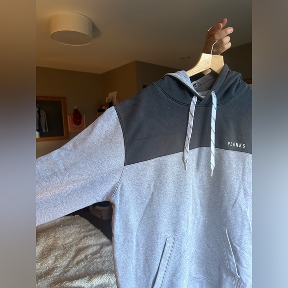 Planks extra large men’s ski/snowboard hoodie - Picture 2 of 3